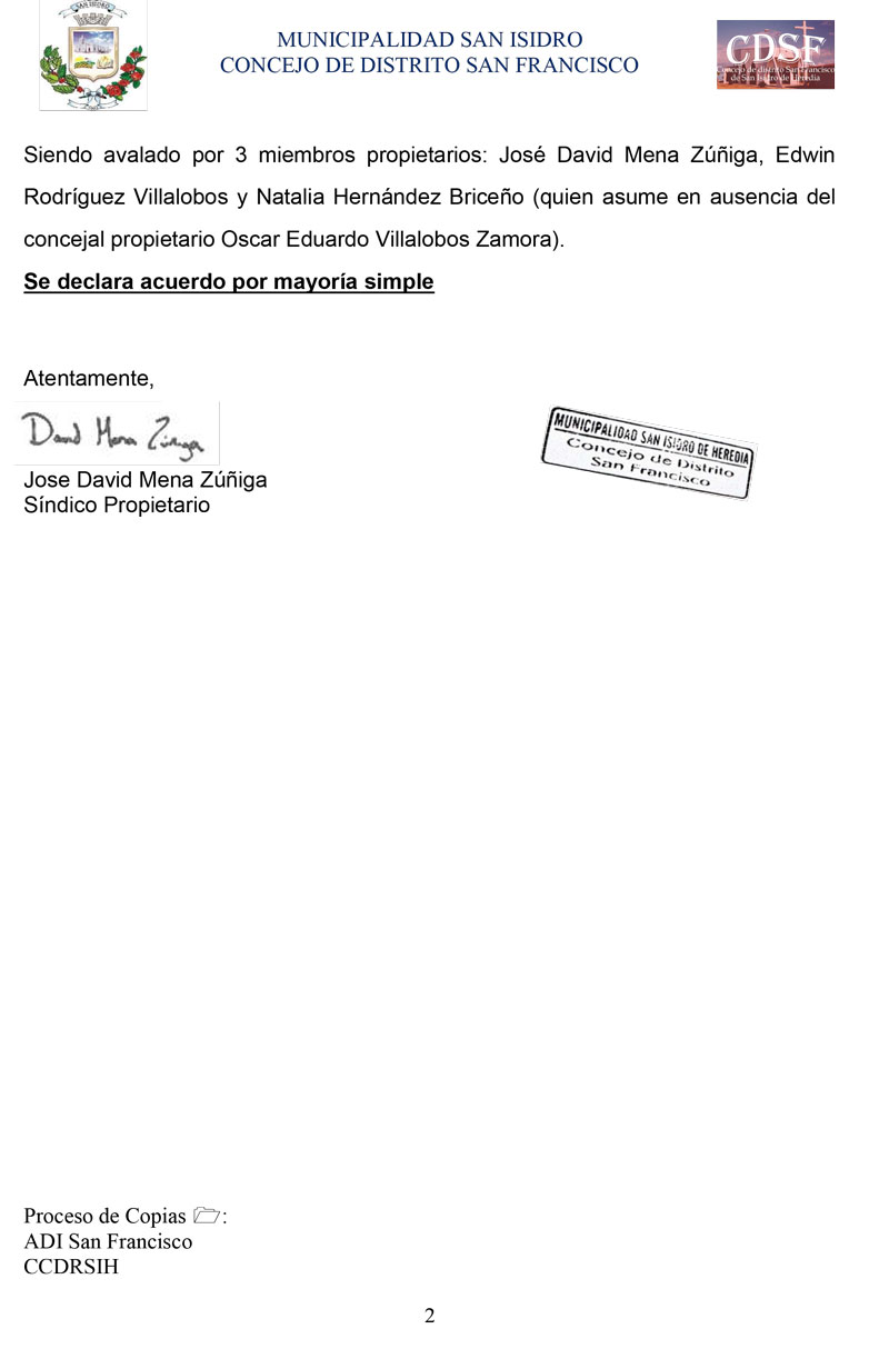 Acuerdo de Concejo