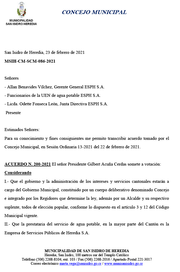 Acuerdo SO 13-2021